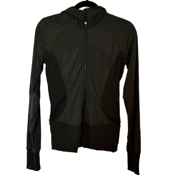 Lululemon In Flux Jacket-Gator Green- Size 4 - Picture 6 of 12